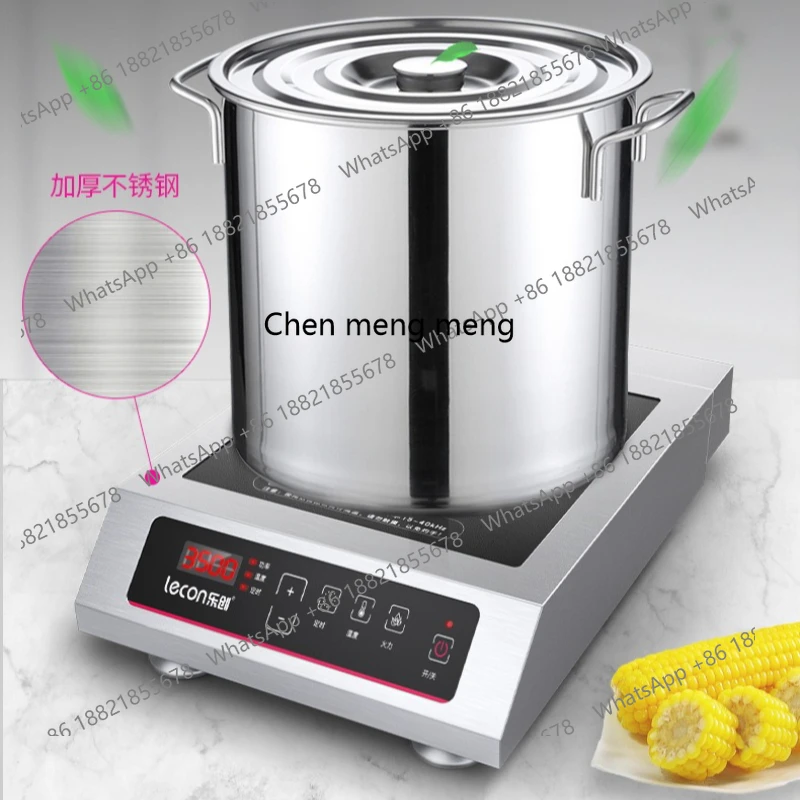 

Commercial Induction Cooker Flat High Power Industrial Electromagnetic Restaurant Fried Cooker Soup Cooker