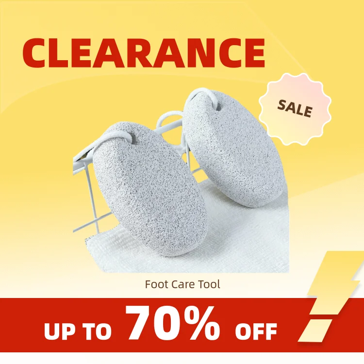 Oferta Imperdível: 1 Peça de Pedra-Pomes Natural para Limpeza e Esfoliação de Pés, Ferramenta de Massagem para Cuidados com os Pés, Remove Calos e Pele Dura Morta