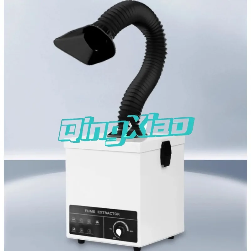 Desktop Soldering Fume Extractor Compact Smoke Absorber Mobile Air Purifier For Pcb Welding Iron Fume Removal Hepa Filter