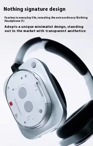 Nothing Headphone (1) Bluetooth Headphone 40mm Dynamic Driver Wireless Headphone 1 Quick Charge ANC Headset Support AAC SBC LADC
