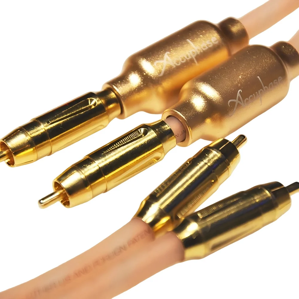 Accuphase Double gold interconnect Audio Cable RCA Plug product