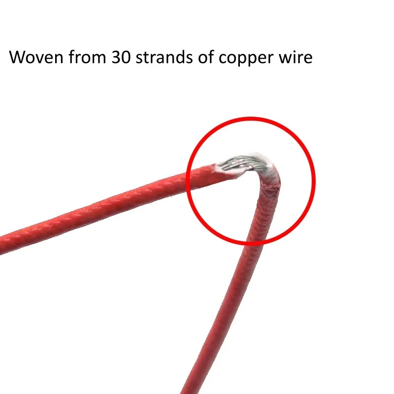 10pcs 18cm Internal Connection Cable High-Temperature-Resistant Terminal Wire for Electric Cooker Oven Electric Kettle