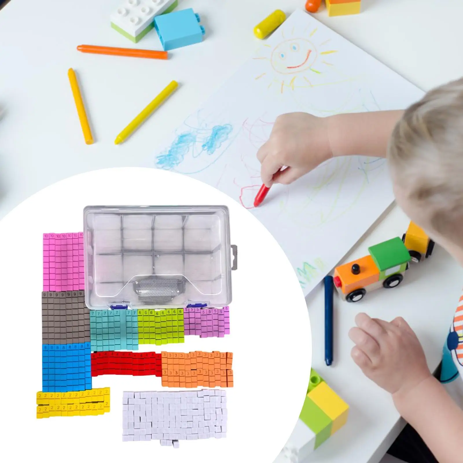 Numerieke staven Wiskunde Vroeg leren Materiaal voor kinderen Jongens Meisjes Kleuterschool