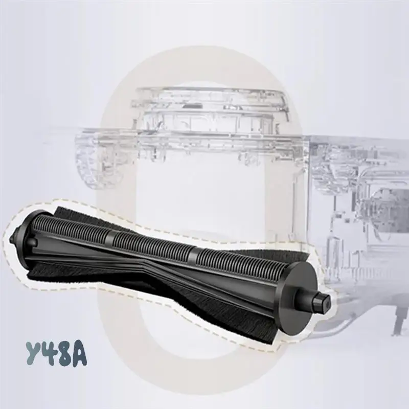 

Для Dreame серии X40/X30/X20/X10/S30/S20/S10 для стрижки волос, противозапутывающая роликовая щетка, скребковая полоса, вакуумная насадка-Y48A