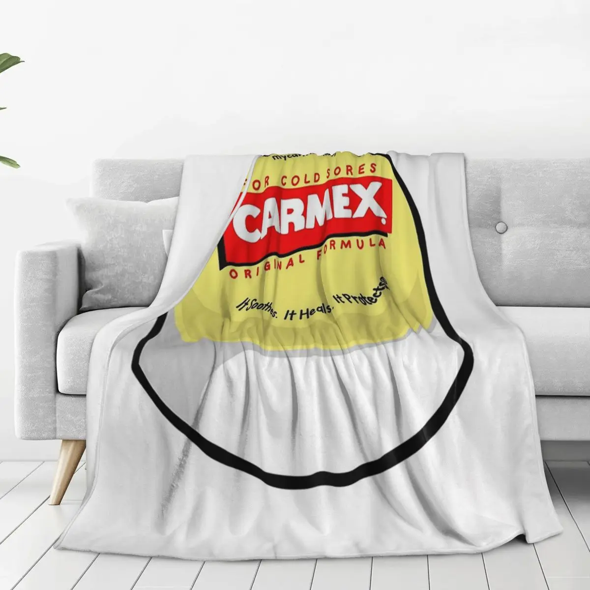 Carmex Chapstick Blankets Flannel Lightweight Throw Blankets Sofa Throw Blanket For Home Bedroom Outdoor Throws Bedspread Quilt