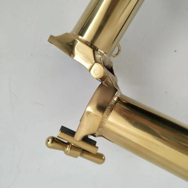 Factory Direct Sales Titanium Folding Bike Frame 26 Inch  Titanium Frame For Folding Bike