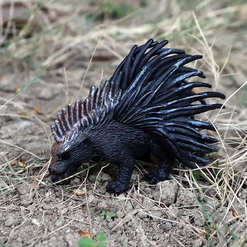 Oenux javali selvagem tapirus indicus porcupina animais modelo de simulação figuras de ação estatueta coleção educacional crianças brinquedo presente