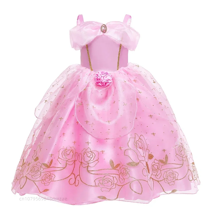 FC6Girl Cosplay, Princess Bell Dress, Wonderland Ice and Snow World Children's Clothing, Fairy Princess Dress for Festivals@FC8！