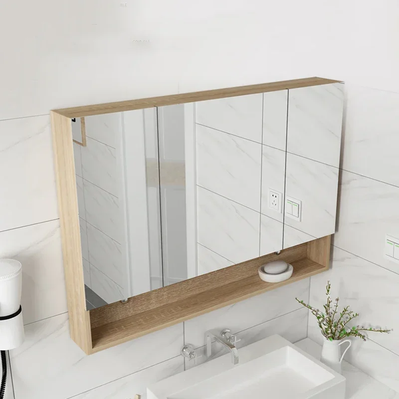 Washroom Wall Mounted Cabinets Mirror Storage Bedroom Hanging Bathroom Cabinets Makeup Modern Meuble De