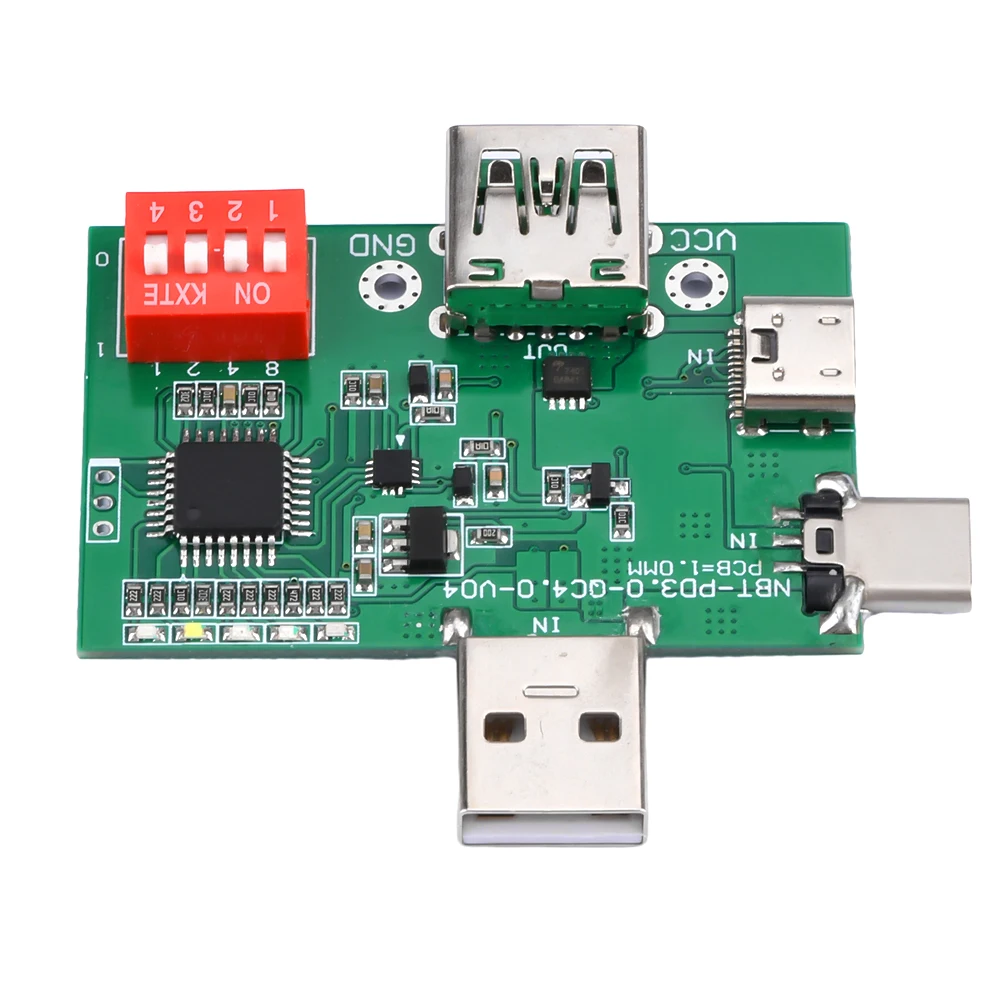 PD/QC3.0 2.0 /PPS Trigger Fast Charging Trigger 5V 9V 12V 15V 20V Output Adjustable Fast Charging Module with Indicator Lights