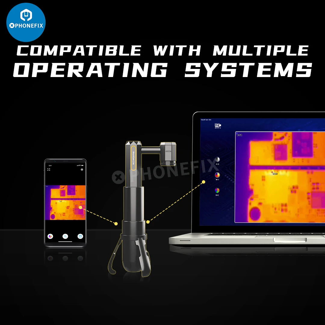 Shortcam Lite Thermal Imaging Camera for PCB Short Circuit Repair Cell Phone Laptop Motherboard Fault Detection Infrared Camera