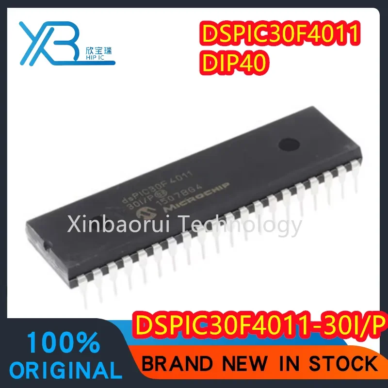 

(5/10pieces) dsPIC30F4011-30I/P dsPIC30F4011 direct plug DIP-40 microcontroller chip 100% brand new original electronics