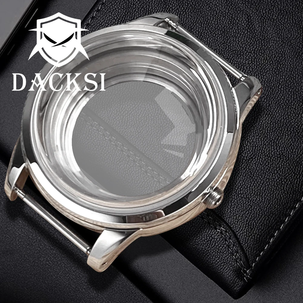 DACKSI Domed Sapphire Crystal 40mm Dive Watch Case Transparent Back 20bar Fit NH35 NH36 ETA2824 PT5000 Auto Movement Accessories