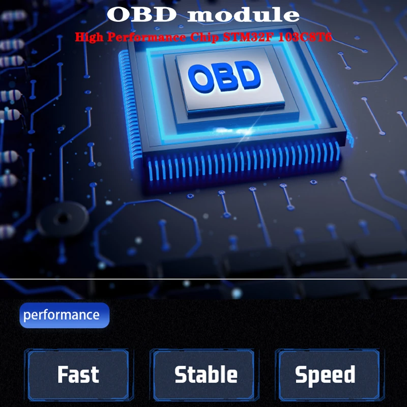KONNWEI KW206 Auto Computer OBD2 Car Digital Computer OBD 2 Scanner Fuel Consumption Water Temperature Gauge Display
