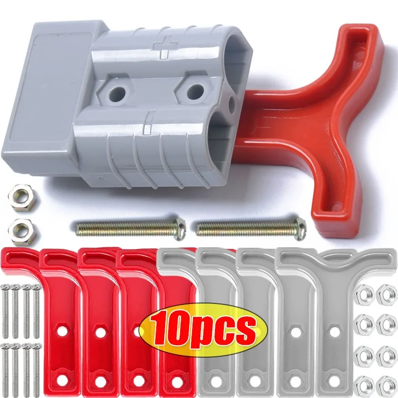 1-10pcs Plastic T-Handles Universal Disconnect Puller Plug Handle Boat Solar Battery Power Connector Plug Tools