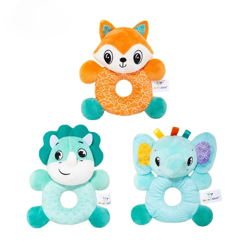 Handgekurbelte Glocke für Babys, Handgekurbelter Ring für Babys, Früherziehungsspielzeug für Neugeborene