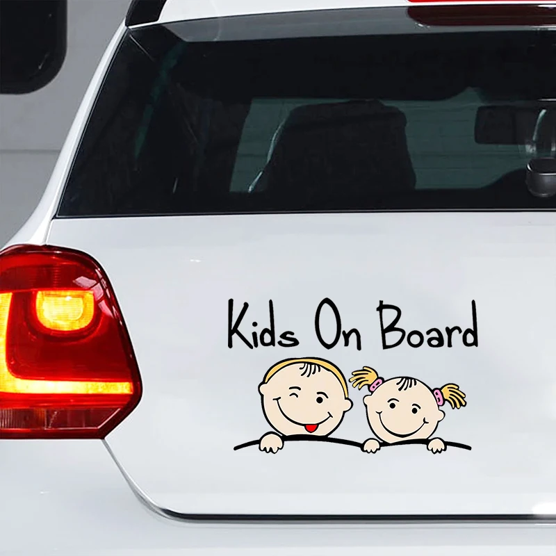 V1404# Car Sticker Kids Baby On Board Waterproof Vinyl Decal Car Accessories Decor Pegatinas Para Coches view 4