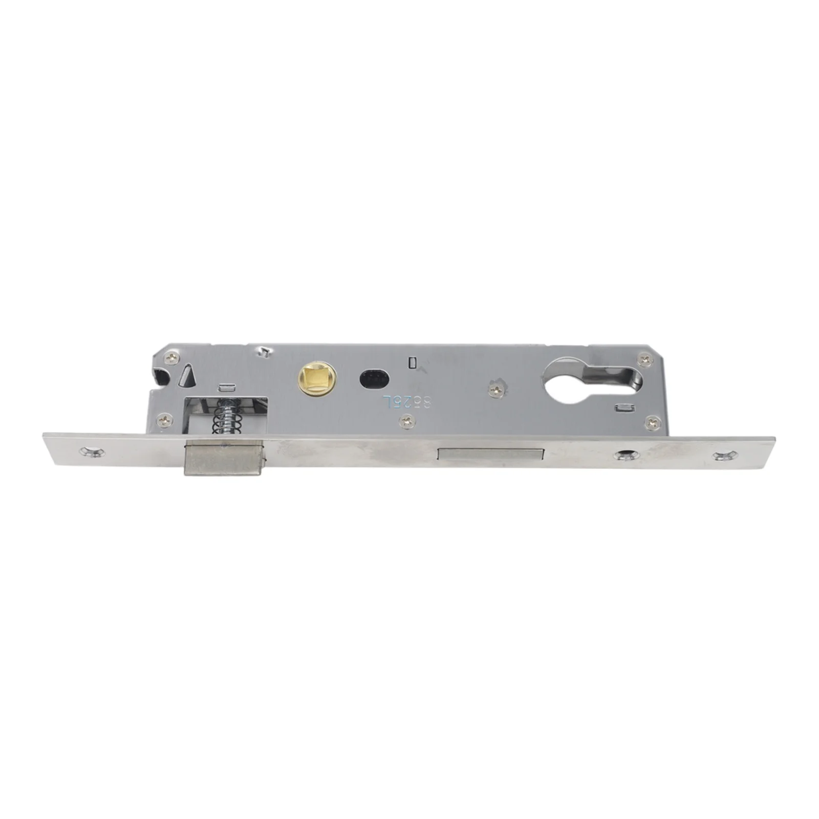 Stainless Steel Mortice Lock 85x25mm for Tube Frame Doors Garden Gate Lock with 360 Degree Latch and Secure Insert