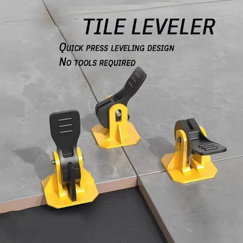 100Pc livellatore per piastrelle pressa livellatrice strumento per la posa delle piastrelle strumento per la regolazione del posizionamento delle piastrelle della parete può essere riutilizzato.