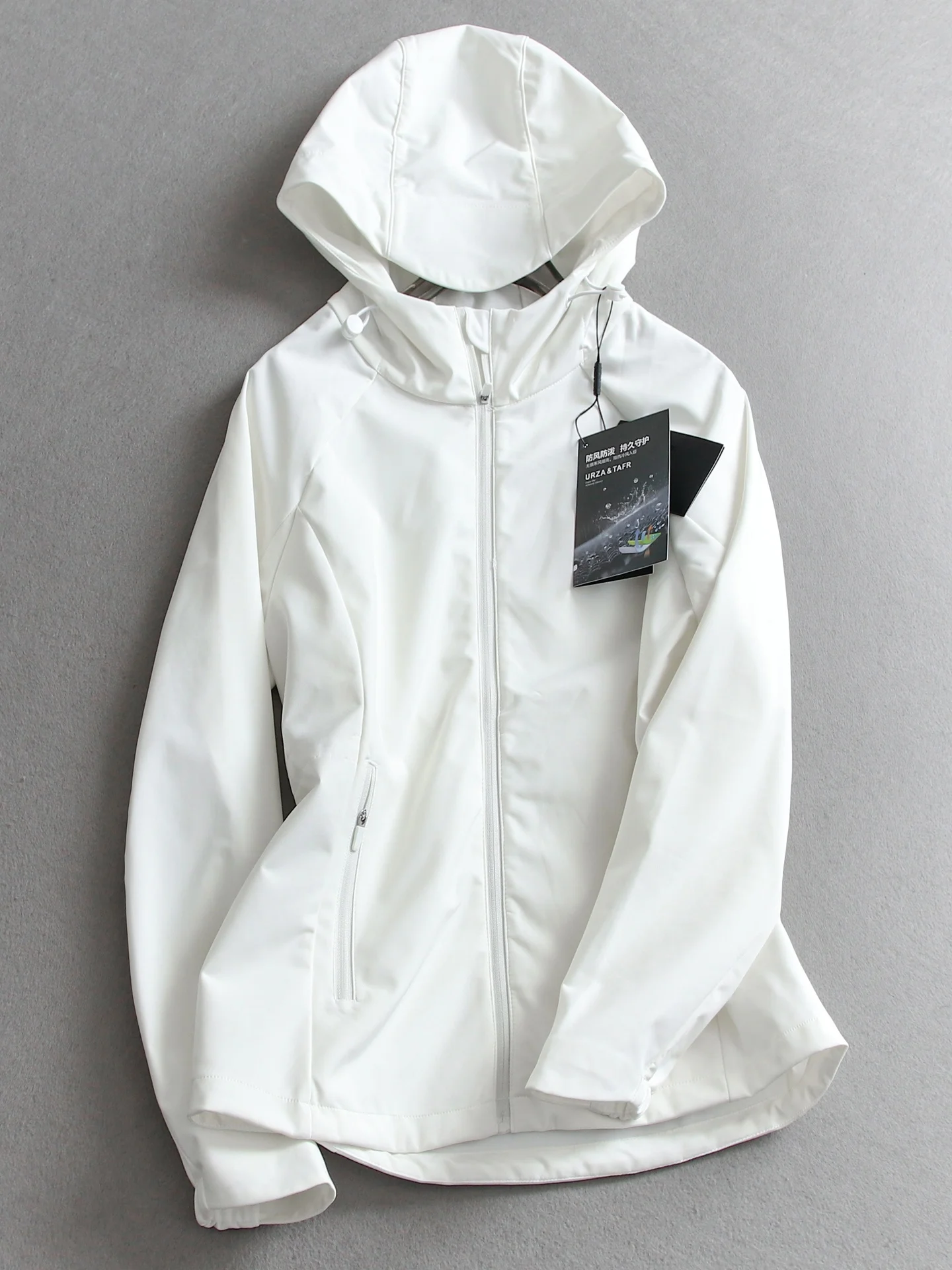 Women's Outdoor Windproof Fleece Jacket Long Sleeve Hooded Soft  Coat Lightweight Warm Hiking Mountain Climbing Coat