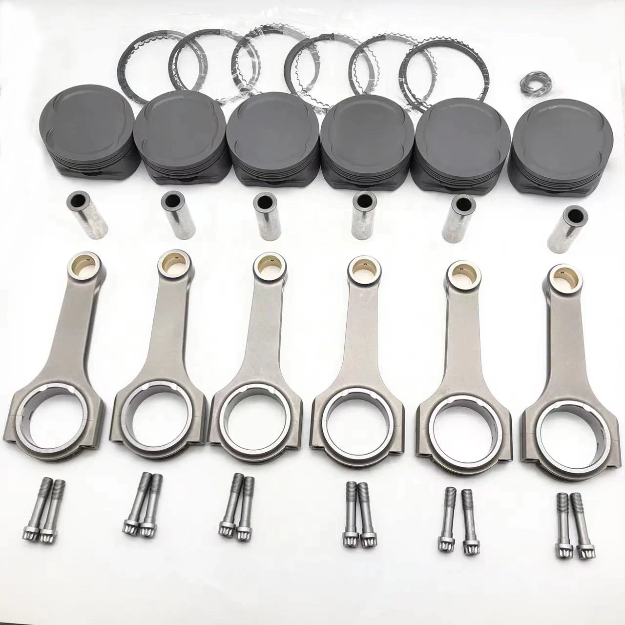 

M104 Forged Piston and H-beam forged Connecting Rods kit For Mercedes Benz M104 3.2L 90.05mm 143mm