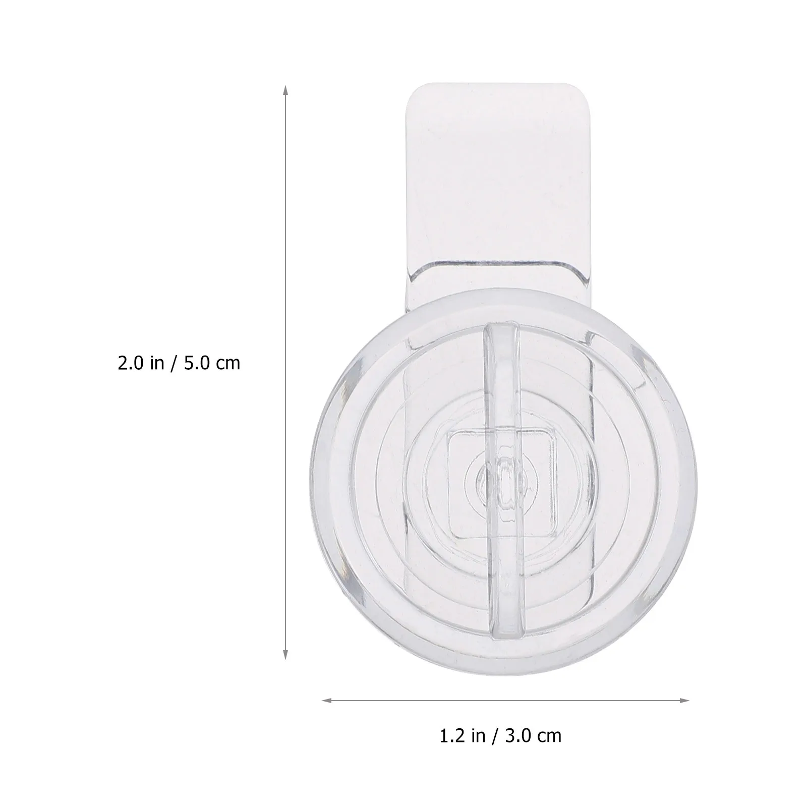 4 قطعة قفل باب أكريليك مزلاج شفاف لخزانة بوابة الحيوانات الأليفة الطفل برهان الهاتف الخليوي صندوق إيداع آمن تخزين خزانة المنزلية #5