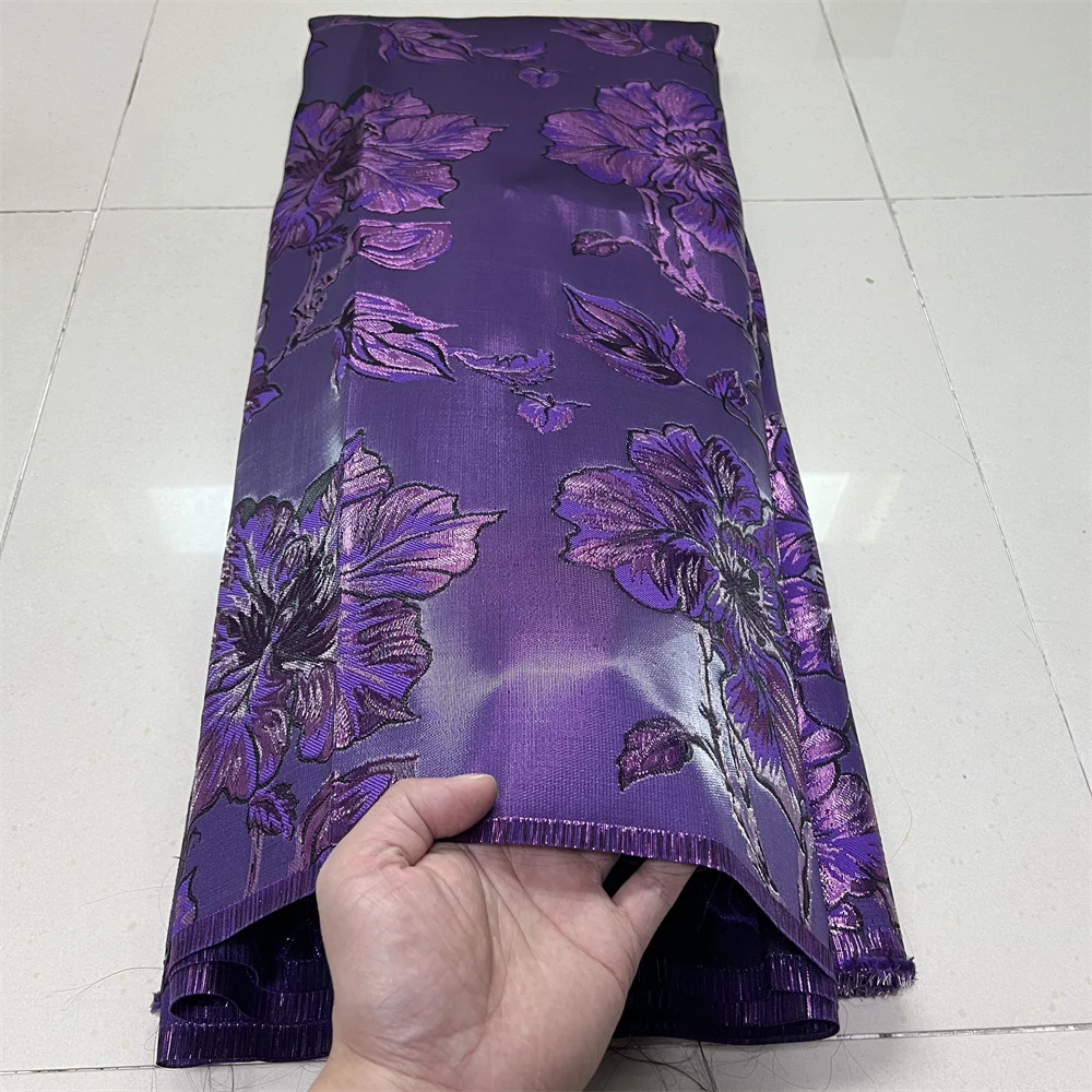 

Африканский нигерийский высококачественный тюль, кружевная ткань, жаккардовая органза, гипюровая вышивка для вечеринки, выпускного вечера, новейший дизайн, 5 ярдов YXZ190