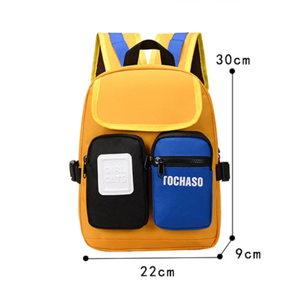 Personalized Customization New Trendy Children's Backpack Travel Bag Embroidery Contrast Color Fashion Girl Name Gift Bag