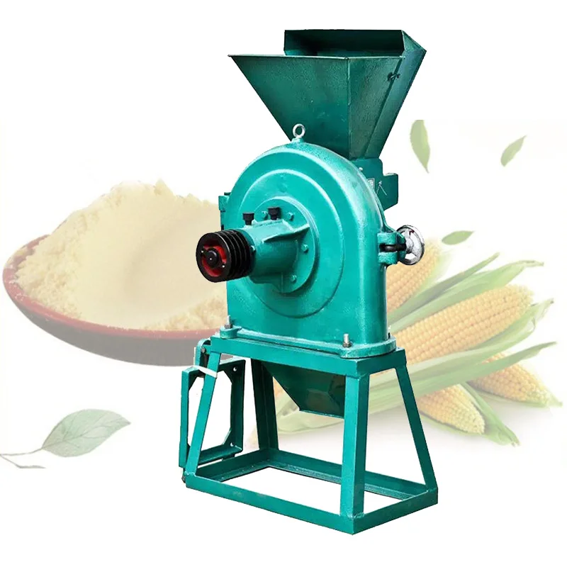 

Good Quality Industrial Powder Grinder Grain Grinding Machine Cassava Maize Hammer Mill Home Use Wheat Flour Mill Plant