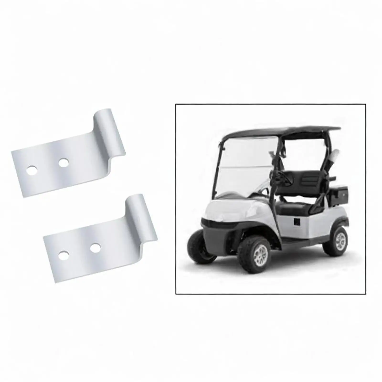 2Pcs Golf Cart Seat Hinges Spare Maintenance 18250-g1P for E-z-go Pre-medalist Marathon 1973-1995 Gas and Electric Models