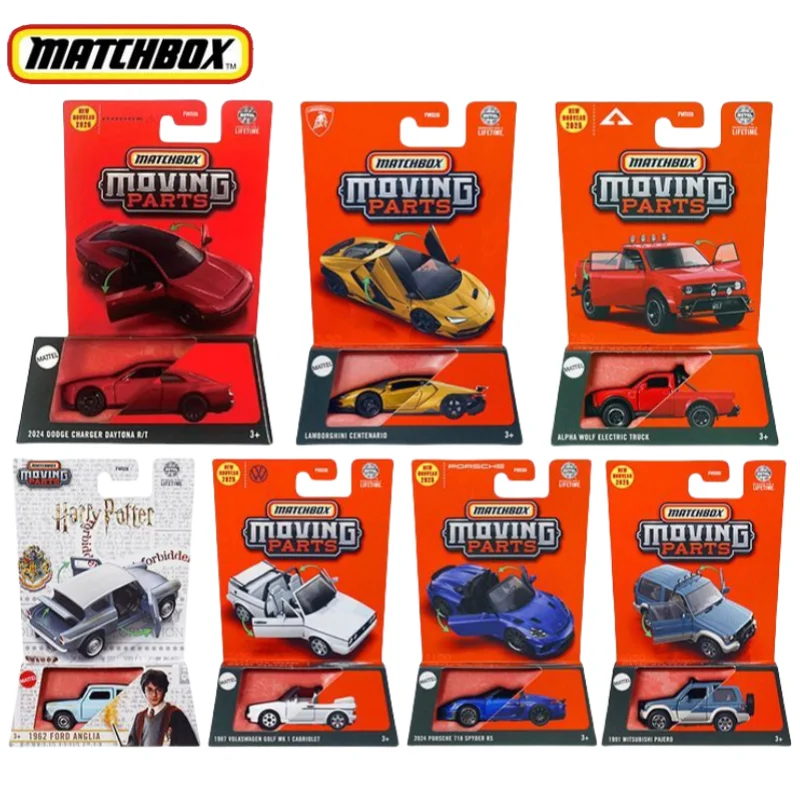 Original 2025 Matchboxค่าเฉลี่ยอะไหล่ 1962 Ford Anglia Lamborghini Centenario 1/64 Die-CastคอลเลกชันFWD28