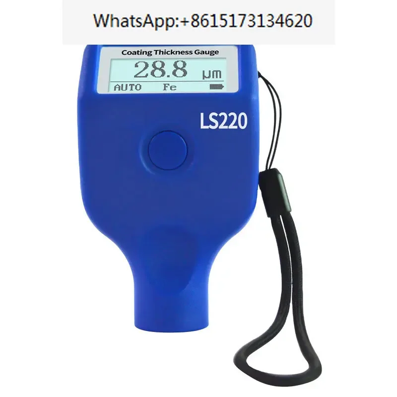 

Paint Coating Thickness Tester 0-2000m 0.1m Fe NFe Thickness Gauge LS220 for Auto Car Paint Film Probe Gauge -20 LCD Screen