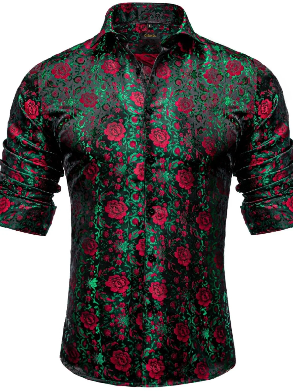 

Slim Fit Удобный irt Gold Stamp с принтом Youth Faion из полиэфирного волокна Long Sve Stand Sle Осенний сезон Мужской irt