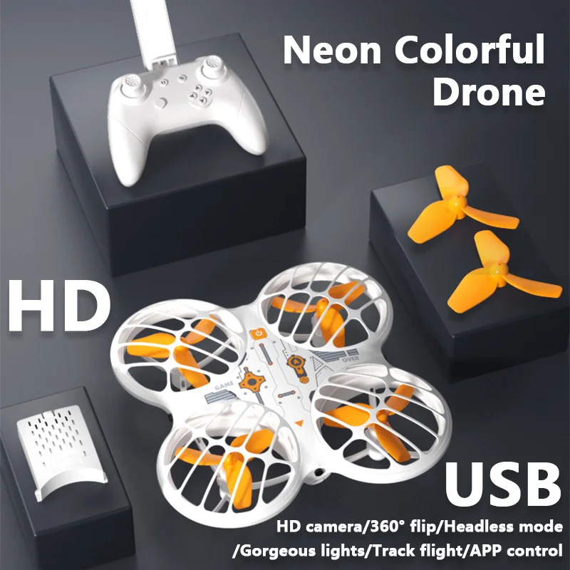 JJRC H122 Radiant Drone 360° Rolling Obstacle Avoidance One-Click Take-Off And Landing Device Aerial Camera LED Quadcopter Toy