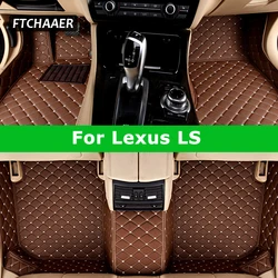 FTCHAAER Custom Car Floor Mats For Lexus LS LS350 LS400 LS430 LS460 LS500 LS500h LS600h Auto Carpets Foot Coche Accessorie