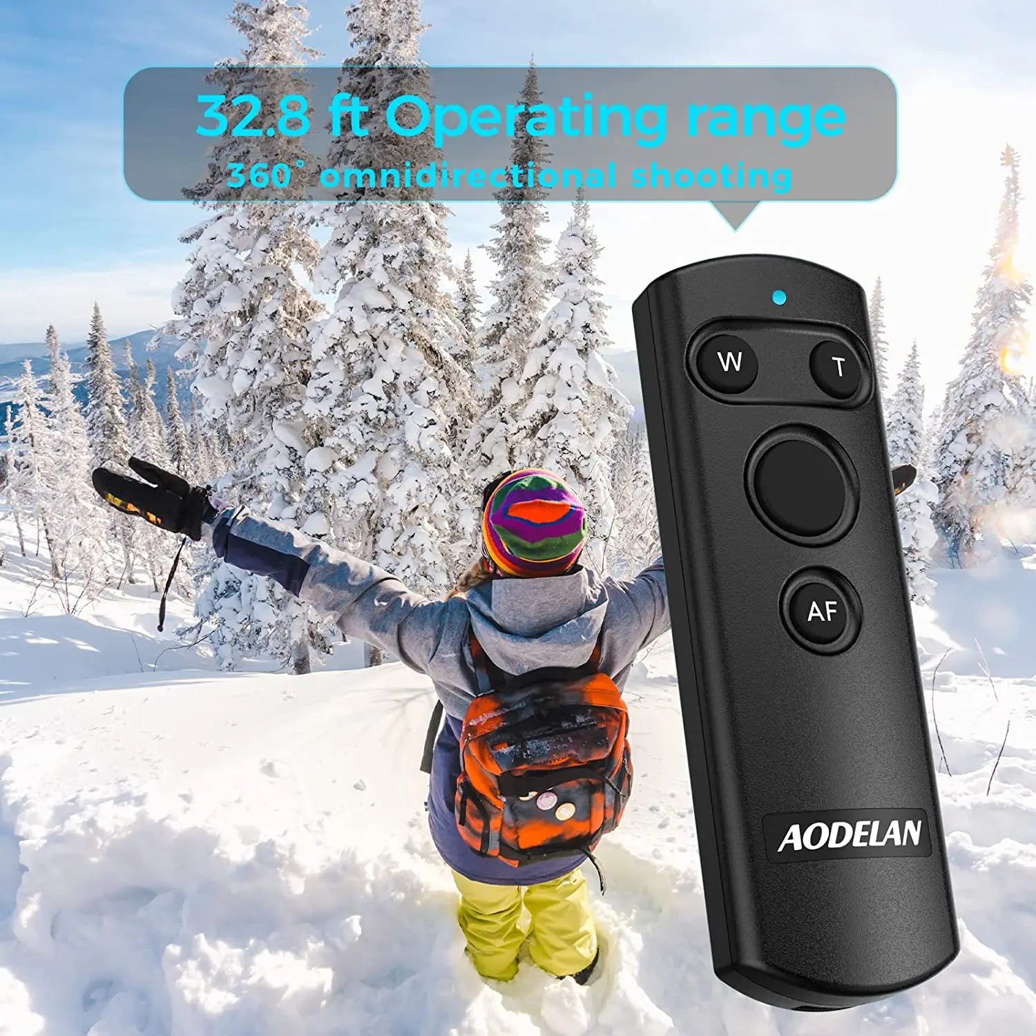 

AODELAN Camera Wireless Remote Control BR-E1 For Canon EOS R50, R8, R6, R, RP, M50, M200, 77D, 90D, 800D, G7XIII, G5XII, SX70HS