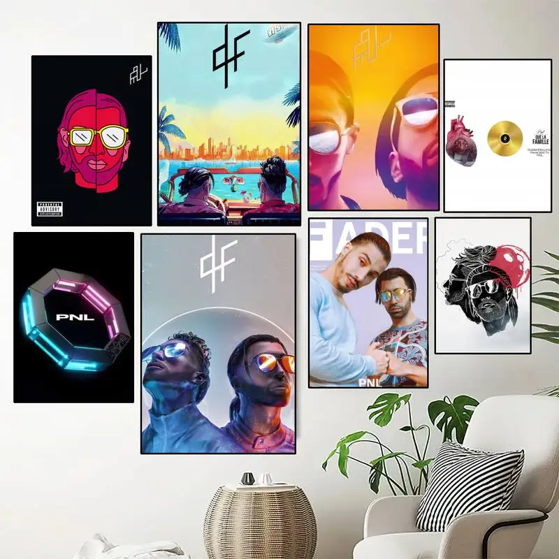 

Rapper PNL QLF Singer POSTER Prints Wall Painting Bedroom Living Room Decoration Home