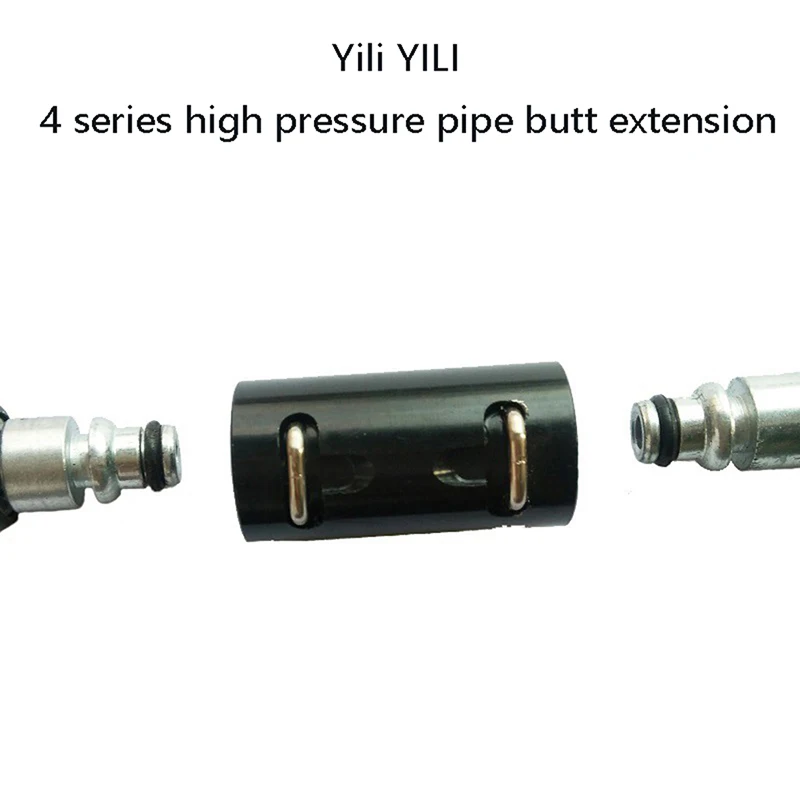 New High-Pressure Pipe Extension Pipe Butt Joint Connector Pressure Washer Hose Adapter Connect Pipe Hose Car Washer Accessories