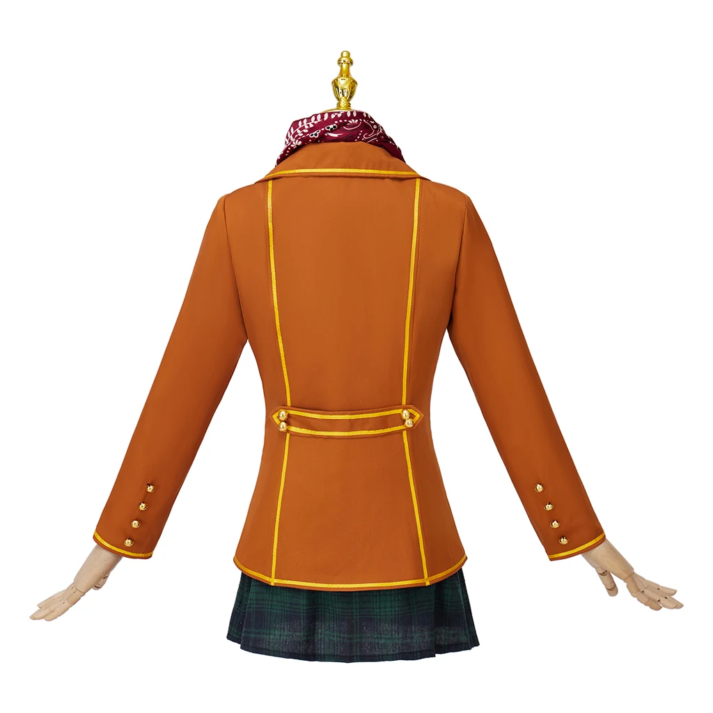 ゲームアシュリーグラハムコスプレファンタジアドレススーツリメイク衣装女性の学校制服ハロウィンパーティー変装作業服