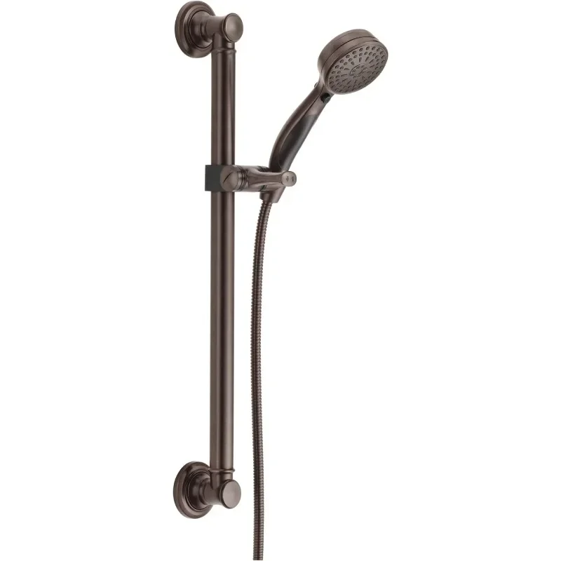 

Delta Faucet 9-Spray ADA-Compliant Slide Bar Hand Held Shower with Hose, Venetian Bronze 51900-RB