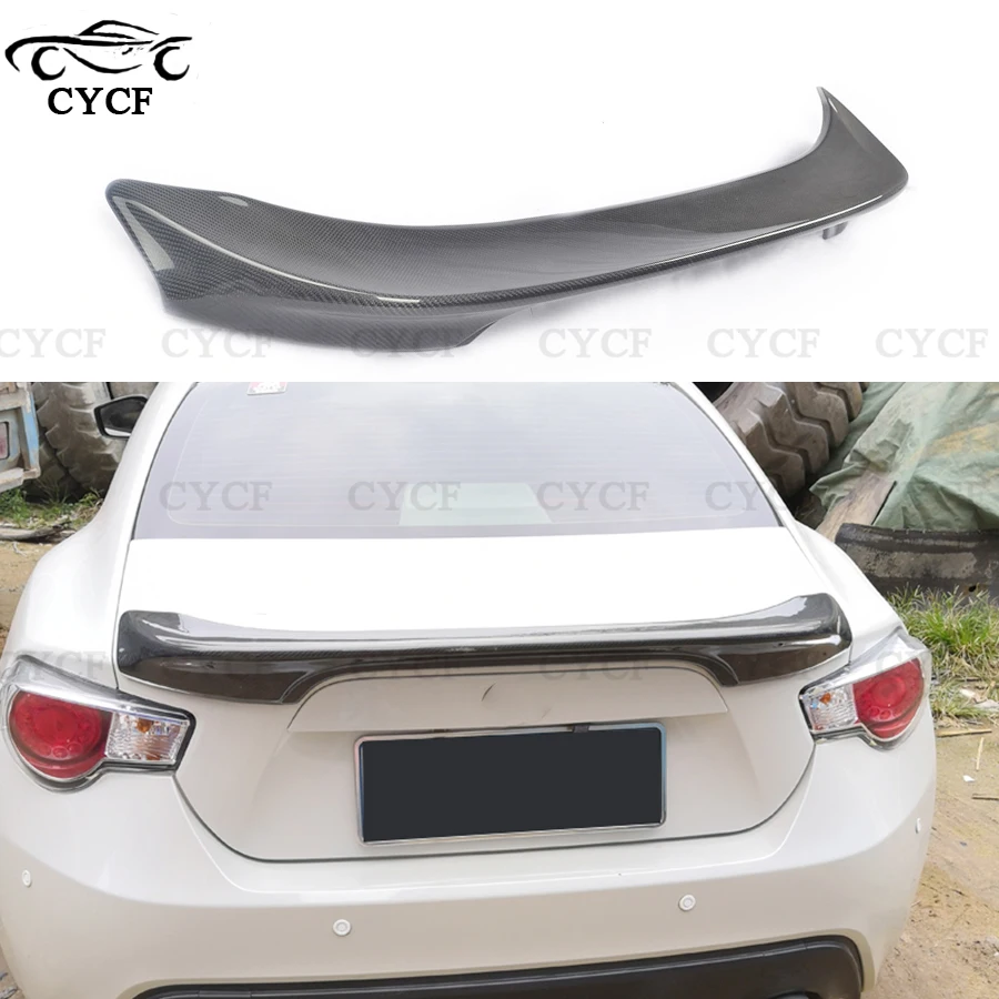 

For Toyota GT86 BRZ TRD Style Rear Wing Lip Tail Trunk Spoilers Carbon Fiber/FRP/Forged Carbon Tail fins Rear Spoiler