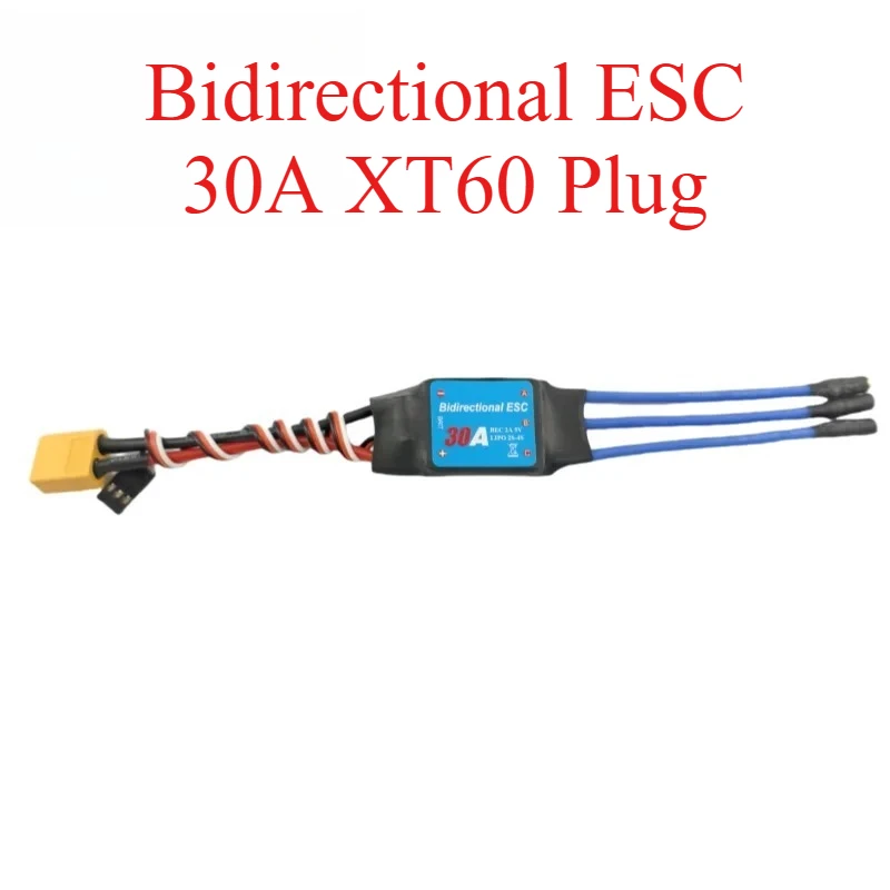 Hohe Qualität und heiße Verkäufe Bidirektionaler 30A bidirektionaler bürstenloser Regler für ferngesteuerten pneumatischen Unterwasserpropeller für Autos