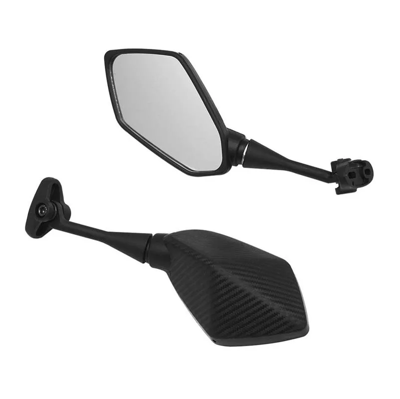 Factory Motorcycle Mirrors Racing Sport Bike Rear View Mirror For Honda for Kawasaki Ninja 250 300 500 Carbon