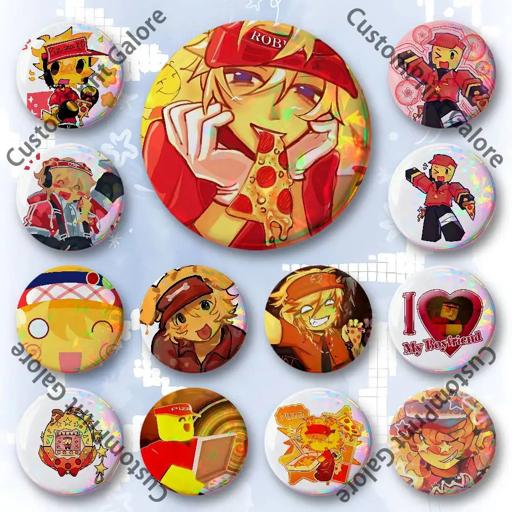 F-ForsakenS E-Elliot Round Custom Badges 75 58 44 32 25 mm Brooch Backpack Hat Enamel Pins Accessories Toys Gifts