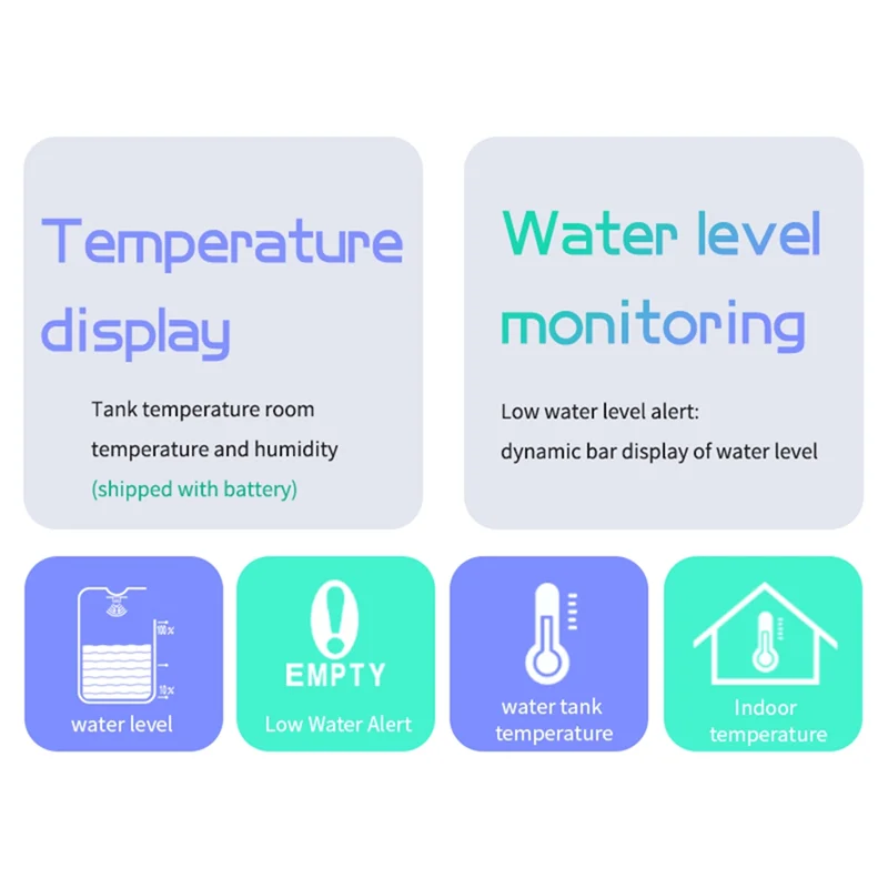 

A63X-ультразвуковой измеритель уровня, многофункциональный бытовой цифровой дисплей, резервуар для воды, измеритель уровня воды, монитор уровня воды