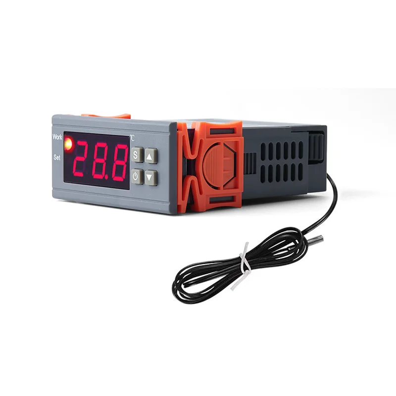 Терморегулятор Mh1210w 90-250 В 10 А 220 В с датчиком -50~110°C для нагрева и охлаждения