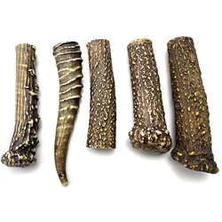 7 Types Imitation Horse Deer Antelope Horn Antlers Patterns Resin Material for Knife Grip Handle Patches Scale DIY Makeing Part