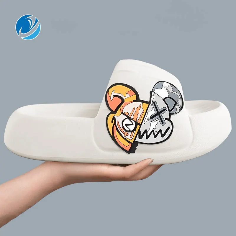 Women's Slippers EVA Thick Soft Sole Home Shoes Double-sided Bear for Outdoors Non-slip Deodorant Fashionable for Men