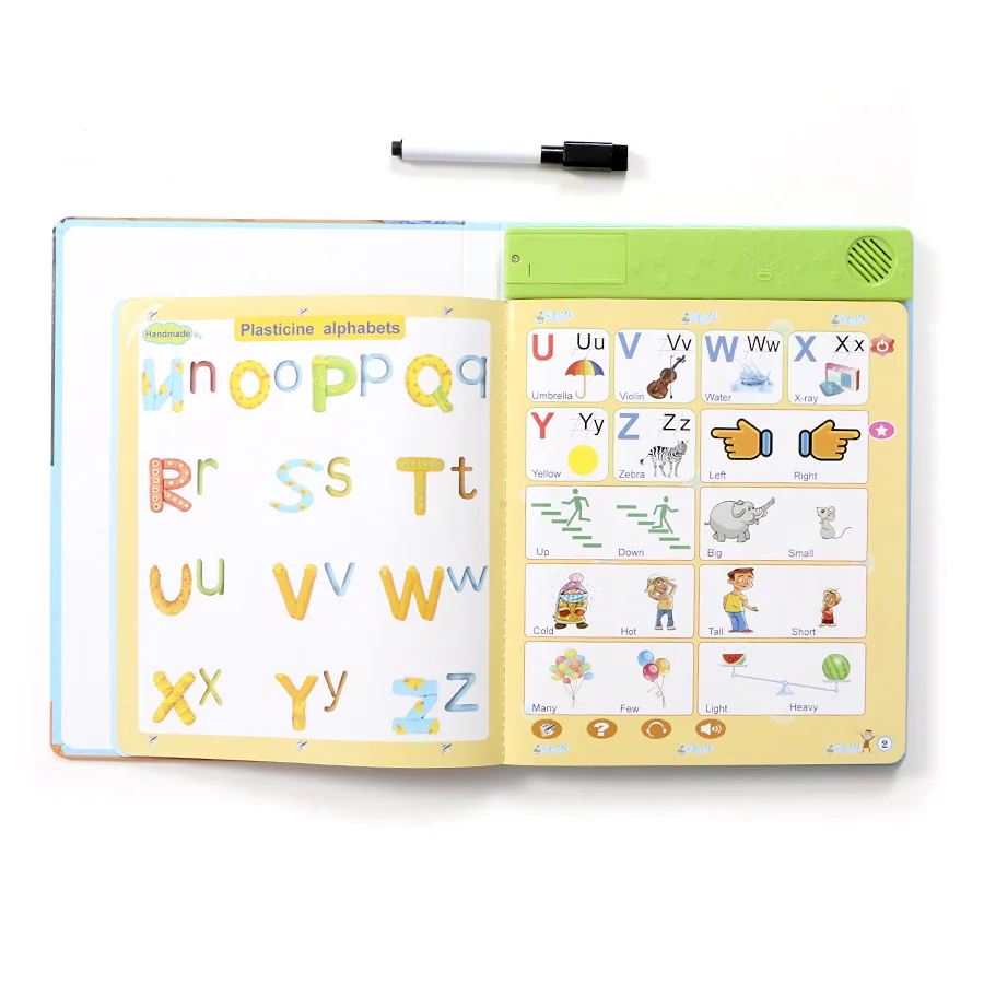 English Reading Machine Early Education Learning Machine Audio E-book Learning Book Children's Cognitive Educational Toys