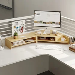 Sale Desktop Laptop Stand Multifunctional Desk Organizer Partition Storage Computer Table Eyesight Protection Desk Shelf